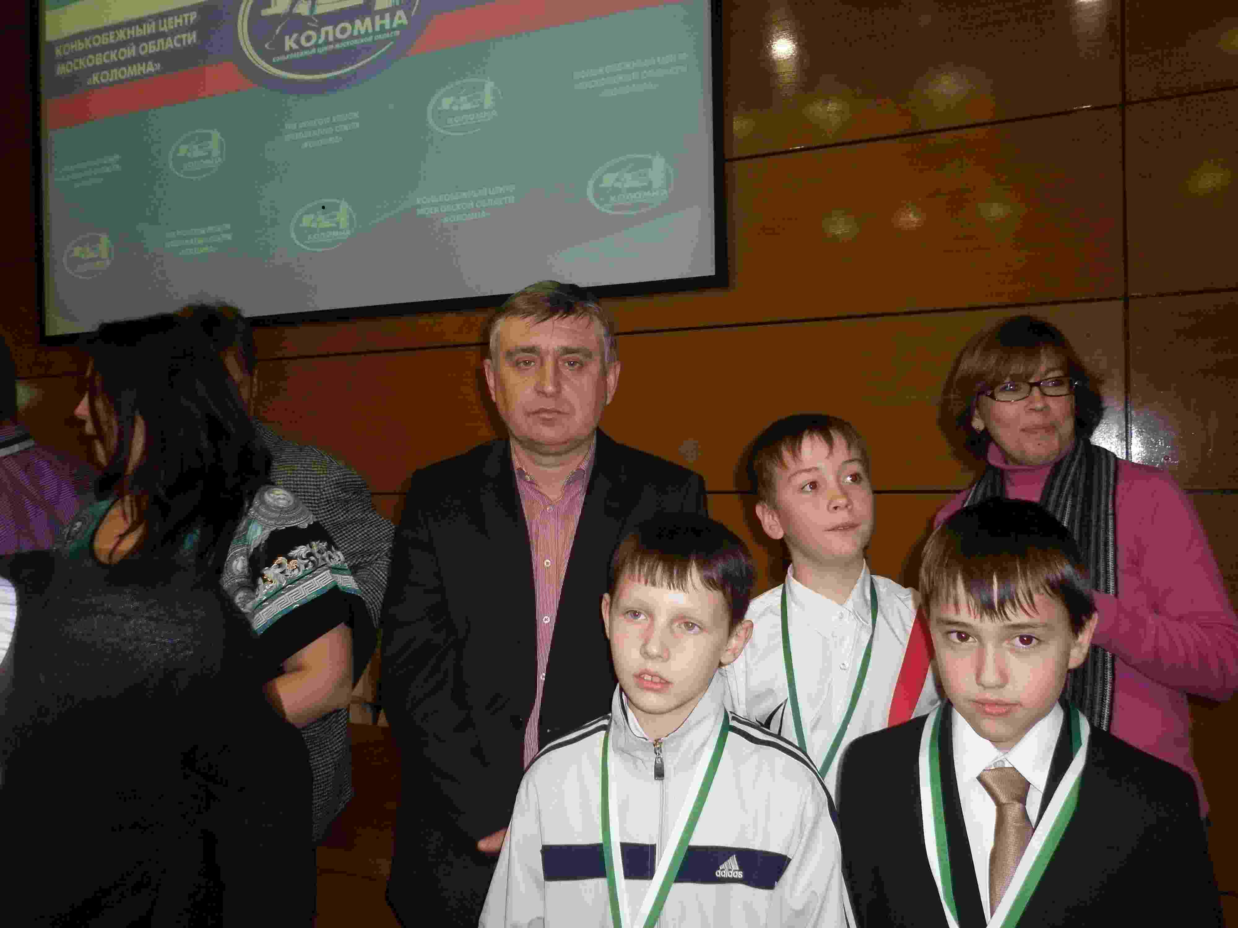 Федор Черенков с юными чемпионами