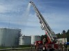 Условный пожар на нефтебазе в Луховицах потушили спасатели