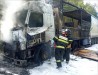 Грузовой автомобиль загорелся на Егорьевском шоссе