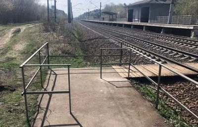 «Змейку» установили на железнодорожном переходе в Коломне