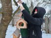 Коломенские школьники заботятся о птицах зимой вместе с «Лесным дозором»