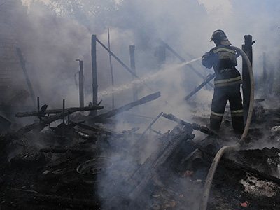 Ночью в селе Большое Коробчеево произошел пожар