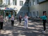 В Коломенской больнице начались занятия по скандинавской ходьбе