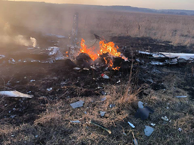 Легкомоторный самолет потерпел крушение в районе аэродрома Мячково