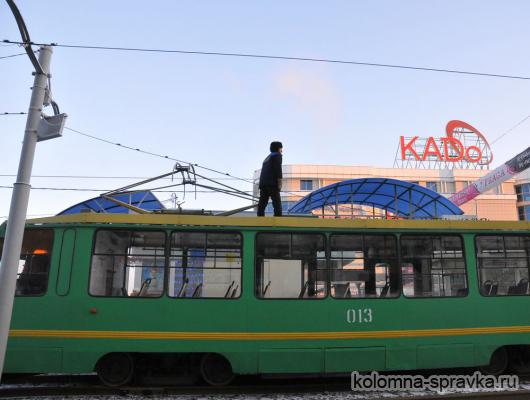 Трамвай в коломне схема